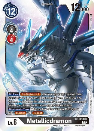 Metallicdramon (EX3-053) - Draconic Roar Foil
