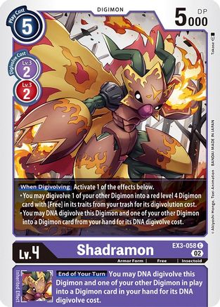 Shadramon (EX3-058) - Draconic Roar