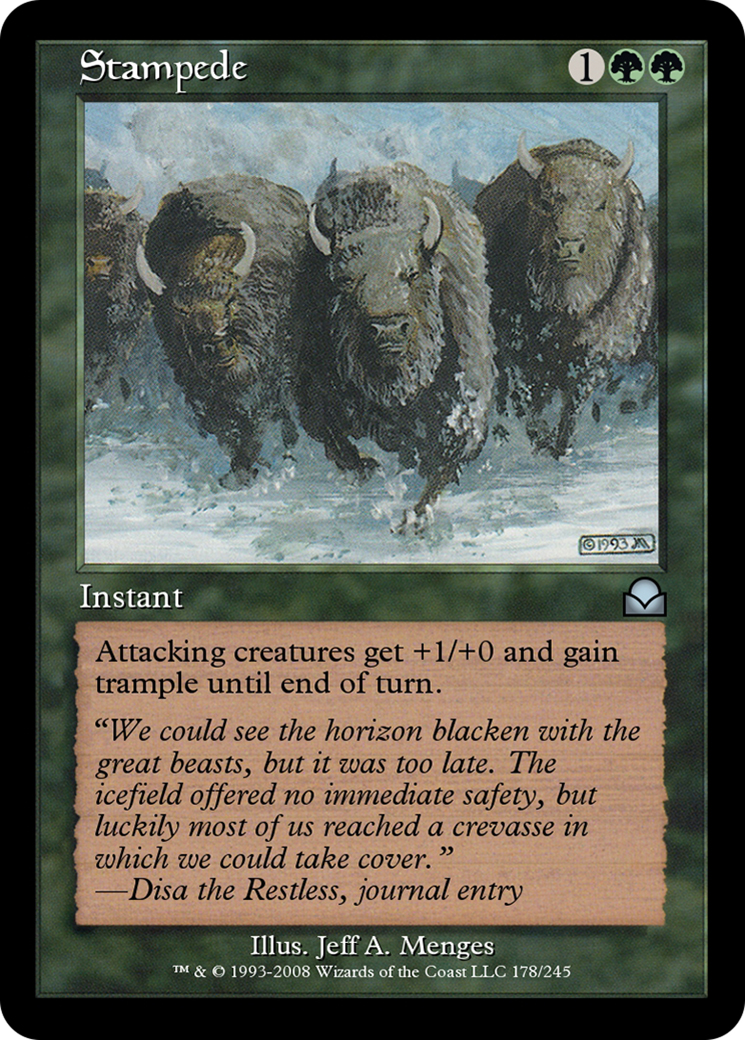 Stampede (ME2-178) - Masters Edition II Foil