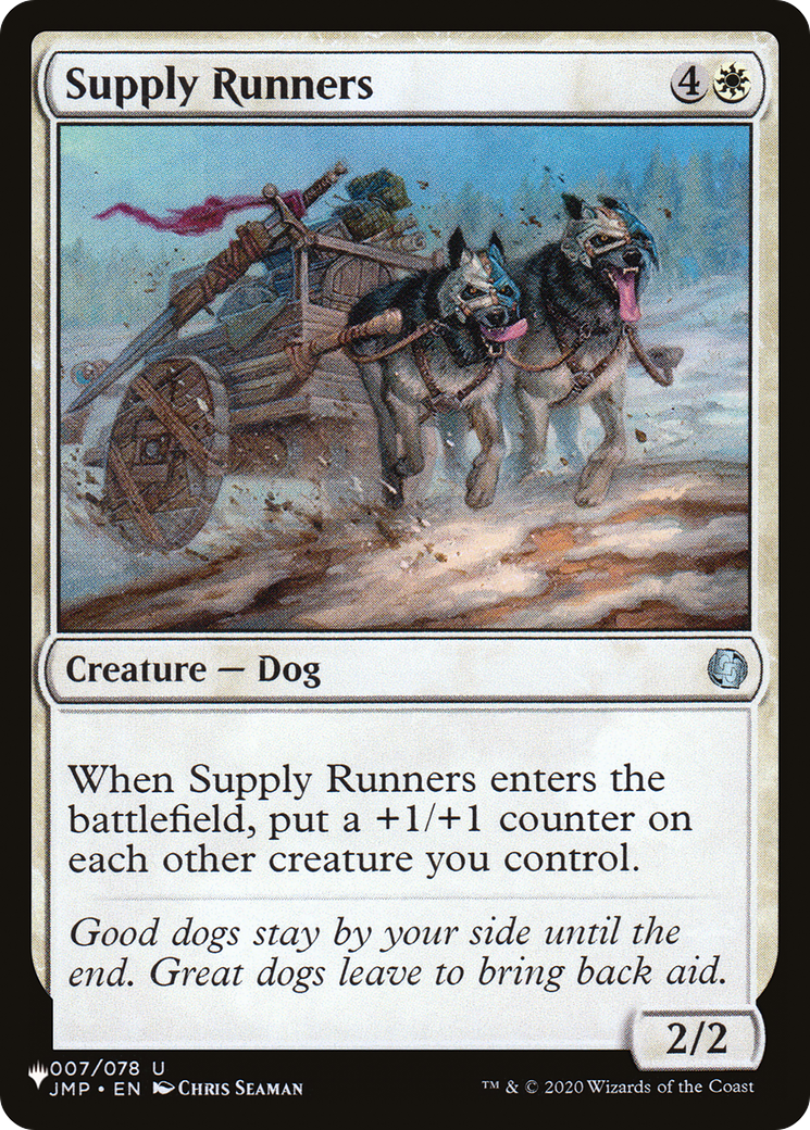 Supply Runners (LIST-JMP-7) - The List