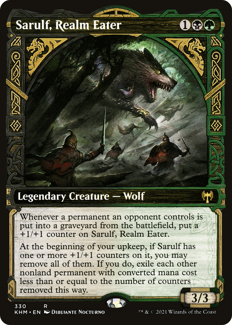 Sarulf, Realm Eater (Showcase) (KHM-330) - Kaldheim: (Showcase)