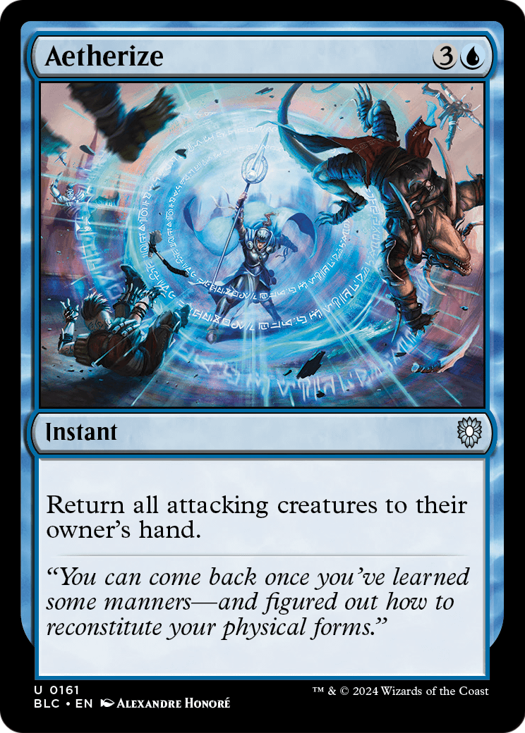 Aetherize (BLC-161) - Bloomburrow Commander