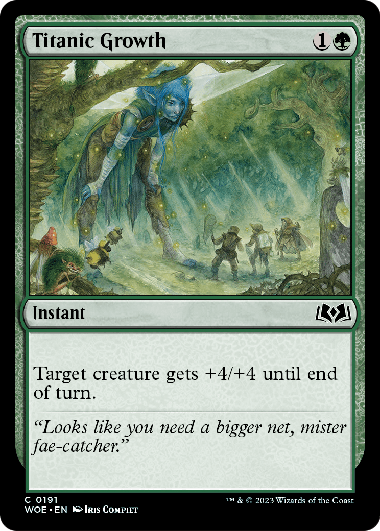 Titanic Growth (WOE-191) - Wilds of Eldraine