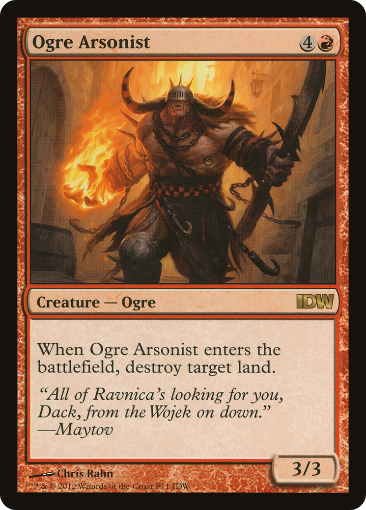 Ogre Arsonist (IDW Comics 2013) (MEDIA-P11) - IDW Comics Inserts