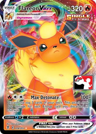 Flareon VMAX - Holofoil Prize Pack Series Cards - Ultra Rare