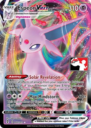 Espeon VMAX - Holofoil Prize Pack Series Cards - Ultra Rare