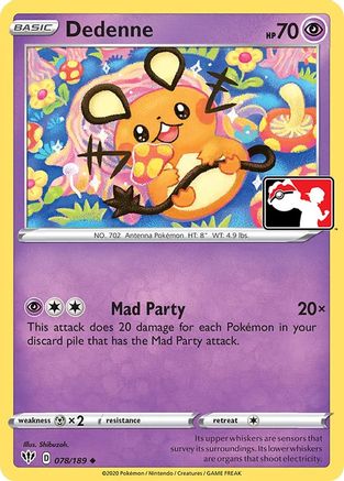 Dedenne Prize Pack Series Cards - Uncommon
