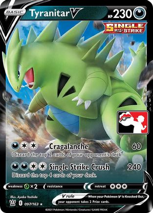 Tyranitar V - Holofoil Prize Pack Series Cards - Ultra Rare