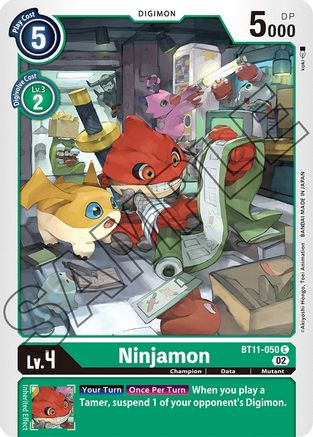 Ninjamon (BT11-050) - Dimensional Phase