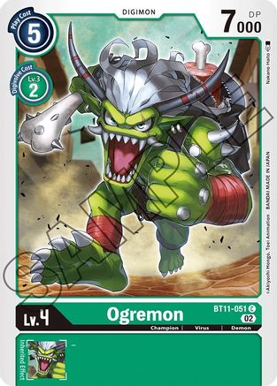 Ogremon (BT11-051) - Dimensional Phase