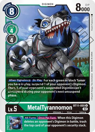 MetalTyrannomon (BT11-055) - Dimensional Phase