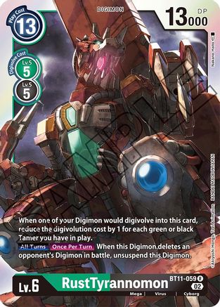 RustTyrannomon (BT11-059) - Dimensional Phase Foil