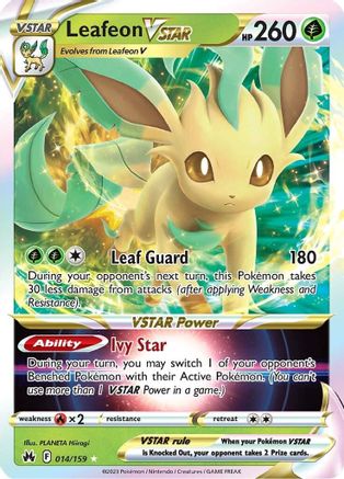 Leafeon VSTAR 014 - Holofoil SWSH Crown Zenith - Ultra Rare