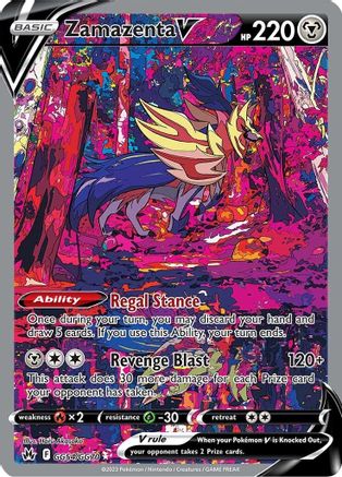 Zamazenta V GG54 - Holofoil SWSH Crown Zenith Galarian Gallery - Ultra Rare