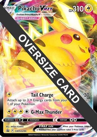 Pikachu VMAX SWSH286 - Holofoil Jumbo Cards - Promo