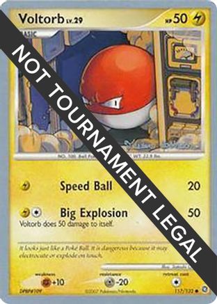 Voltorb - 2008 (Tristan Robinson) 117 World Championship Decks - Common