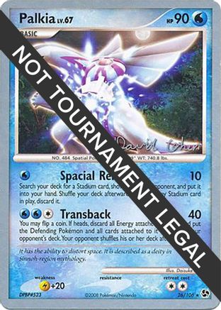 Palkia - 2009 (David Cohen) 026 World Championship Decks - Rare