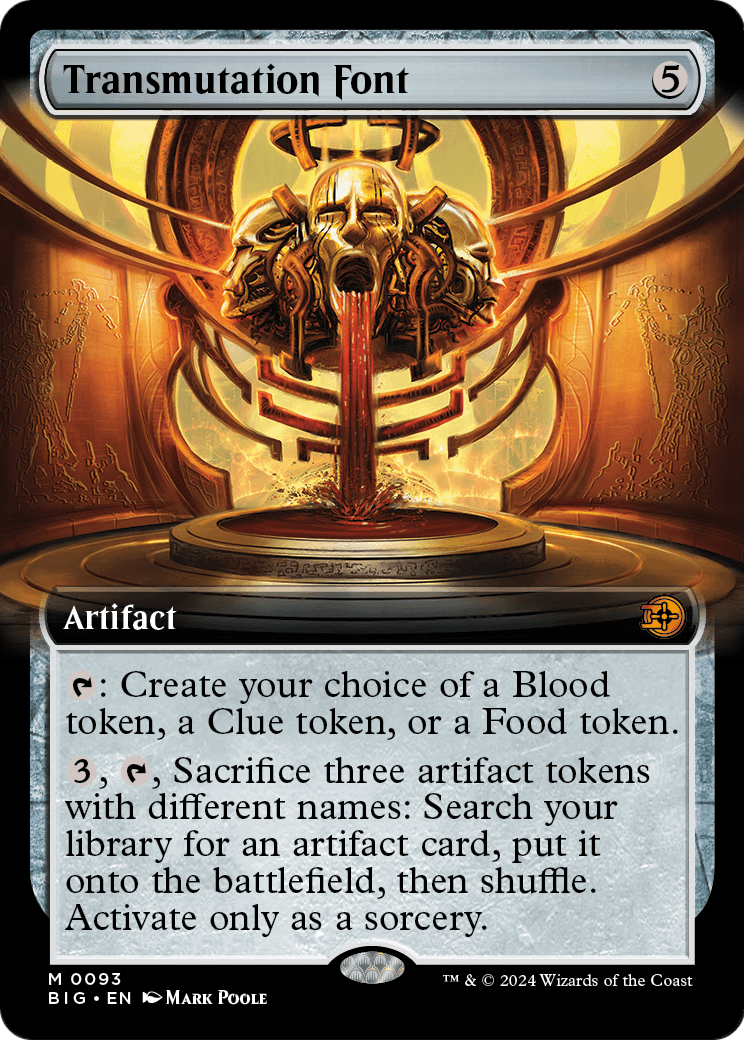 Transmutation Font (Extended Art) (BIG-093) - The Big Score: (Extended Art)