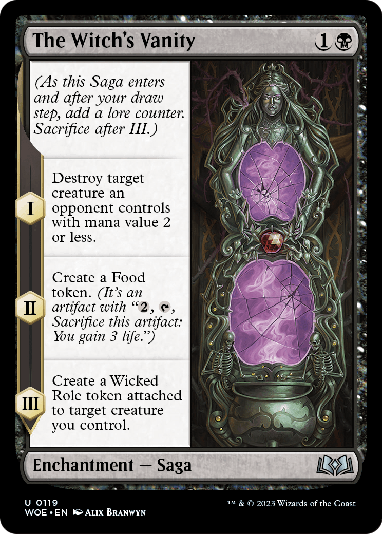 The Witch's Vanity (WOE-119) - Wilds of Eldraine Foil