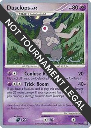 Dusclops - 2010 (Michael Pramawat) 035 World Championship Decks - Uncommon