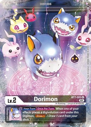 Dorimon (Alternate Art) (BT7-005) - Dimensional Phase Foil