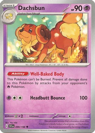 Dachsbun 099 SV01 Scarlet & Violet Base Set - Uncommon