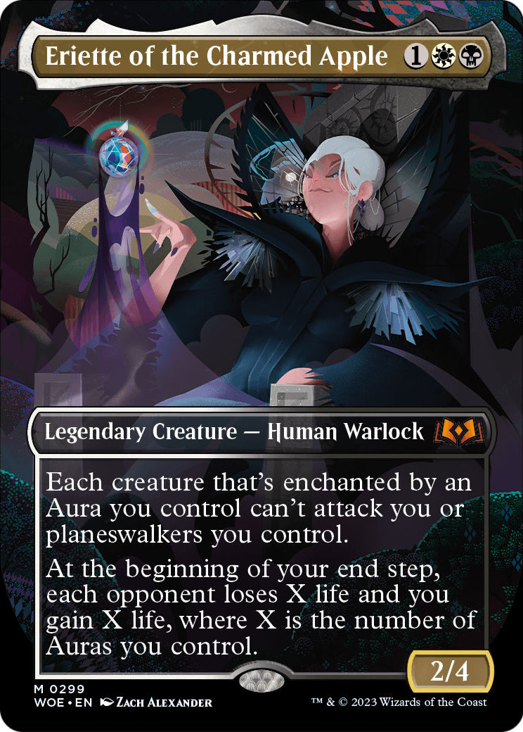 Eriette of the Charmed Apple (Borderless) (WOE-299) - Wilds of Eldraine Foil