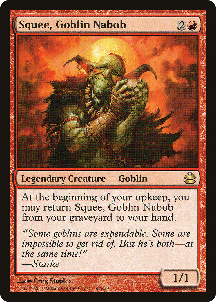 Squee, Goblin Nabob (MMA-130) - Modern Masters Foil