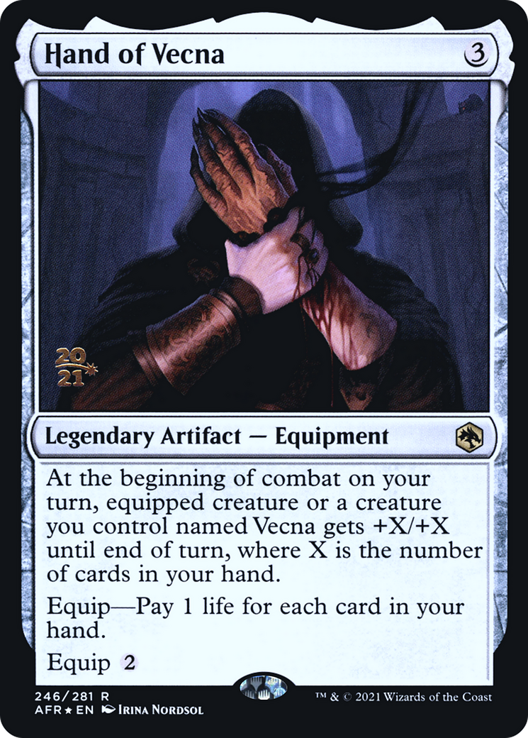 Hand of Vecna (PRE-246S) - Adventures in the Forgotten Realms Promos Foil