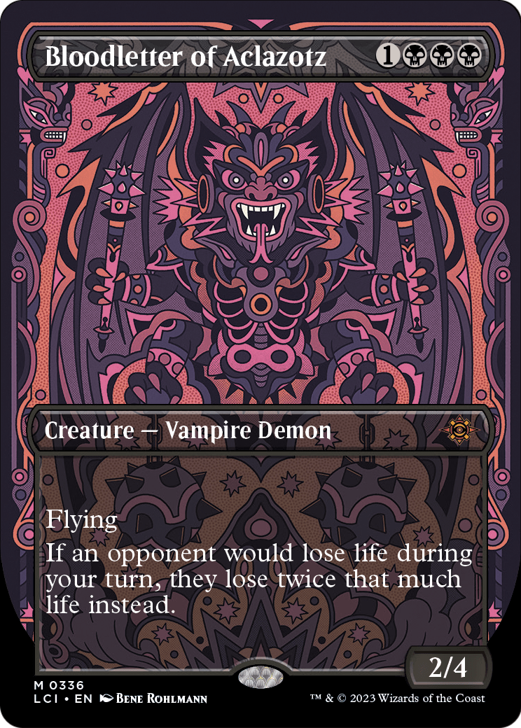 Bloodletter of Aclazotz (Borderless) (LCI-336) - The Lost Caverns of Ixalan