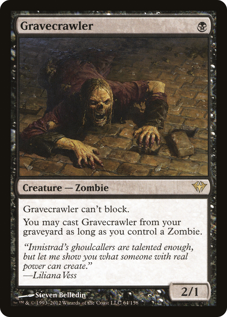 Gravecrawler (DKA-064) - Dark Ascension Foil