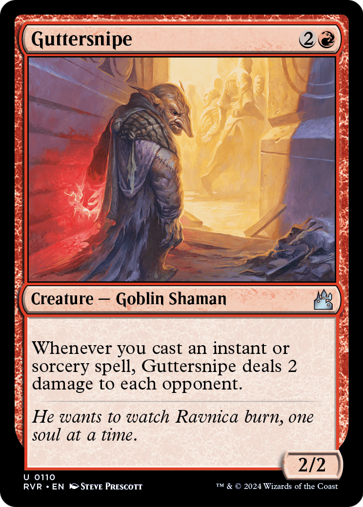 Guttersnipe (RVR-110) - Ravnica Remastered Foil