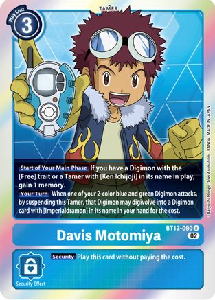 Davis Motomiya (BT12-090) - Across Time Foil