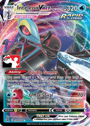 Inteleon VMAX - Holofoil Prize Pack Series Cards - Ultra Rare