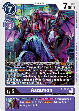 Astamon (BT12-081) - Across Time
