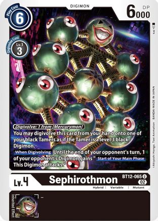 Sephirothmon (BT12-065) - Across Time