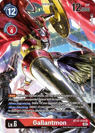 Gallantmon (Alternate Art) (BT12-018) - Across Time Foil