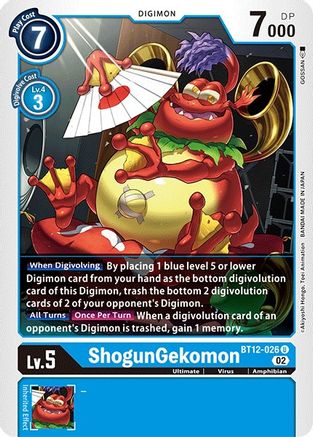 ShogunGekomon (BT12-026) - Across Time