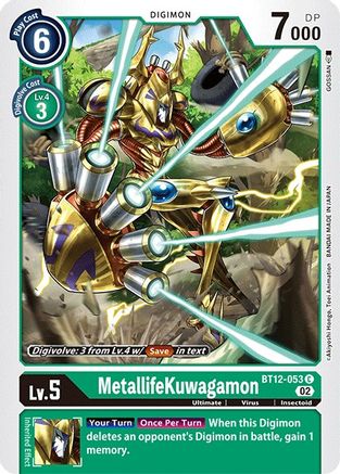 MetallifeKuwagamon (BT12-053) - Across Time