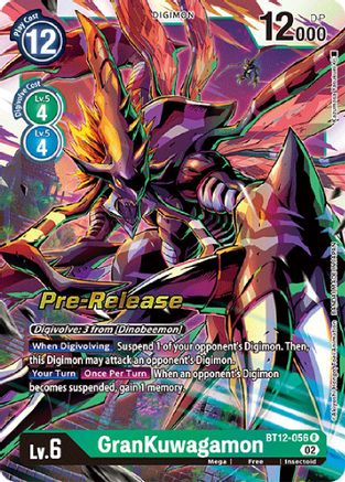 GranKuwagamon (BT12-056) - Across Time Pre-Release Cards Foil