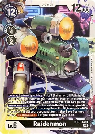 Raidenmon (BT9-067) - Revision Pack Cards