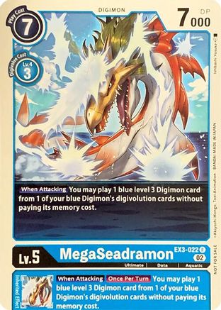 MegaSeadramon (EX3-022) - Revision Pack Cards