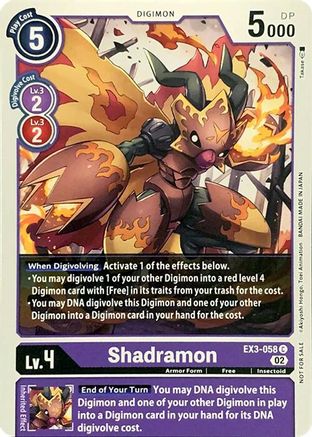 Shadramon (EX3-058) - Revision Pack Cards