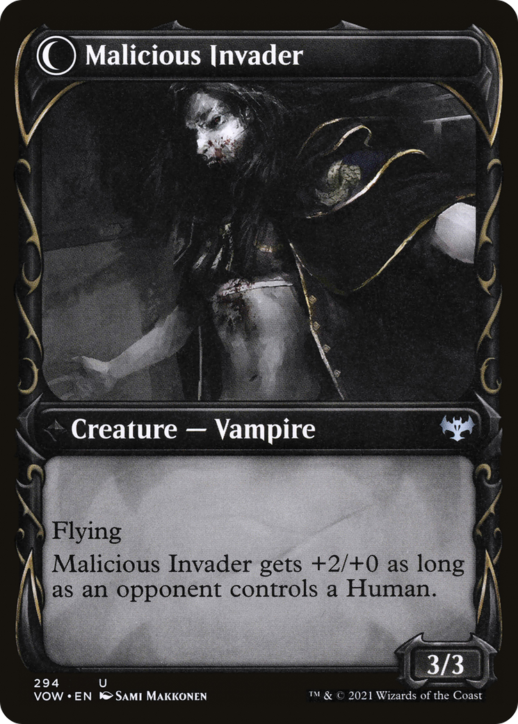 Innocent Traveler (Showcase) (VOW-294) - Innistrad: Crimson Vow: (Showcase, Double Faced Transform)