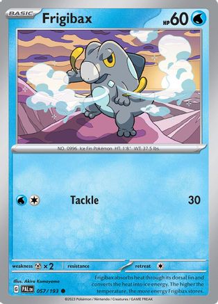 Frigibax 057/193 - Reverse Holofoil SV02 Paldea Evolved - Common