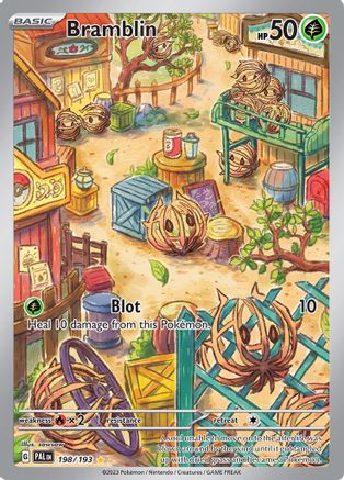 Bramblin 198/193 - Holofoil SV02 Paldea Evolved - Illustration Rare