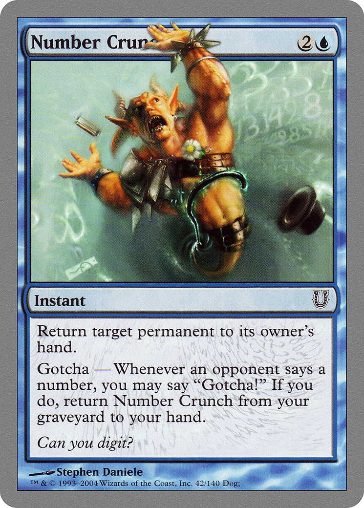 Number Crunch (UNH-042) - Unhinged