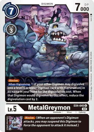 MetalGreymon - EX4-045 (EX4-045) - Alternative Being Booster