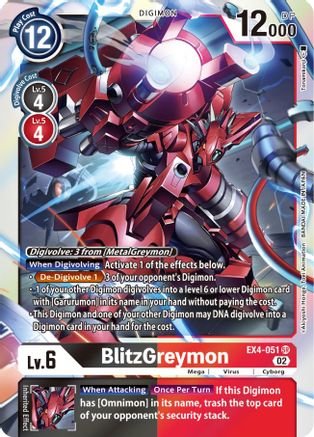BlitzGreymon (EX4-051) - Alternative Being Booster Foil