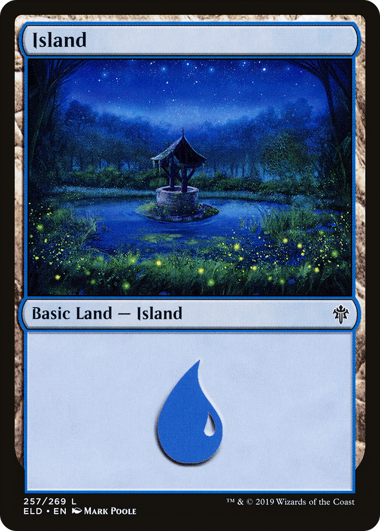 Island (257) (ELD-257) - Throne of Eldraine